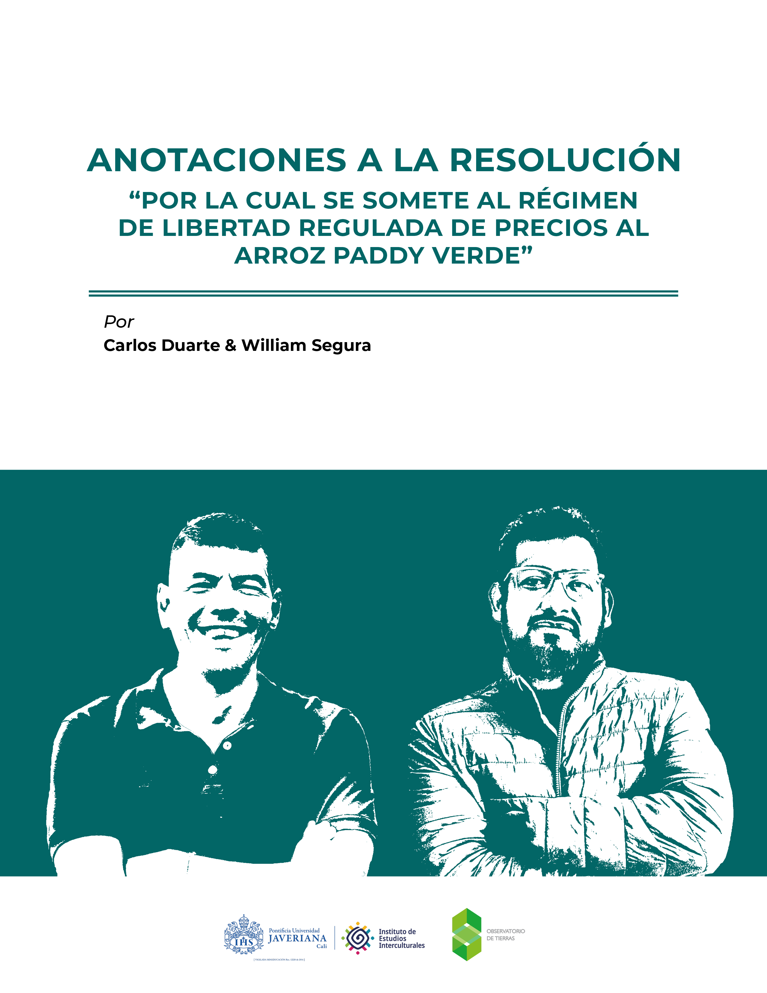 La producción de arroz en Colombia