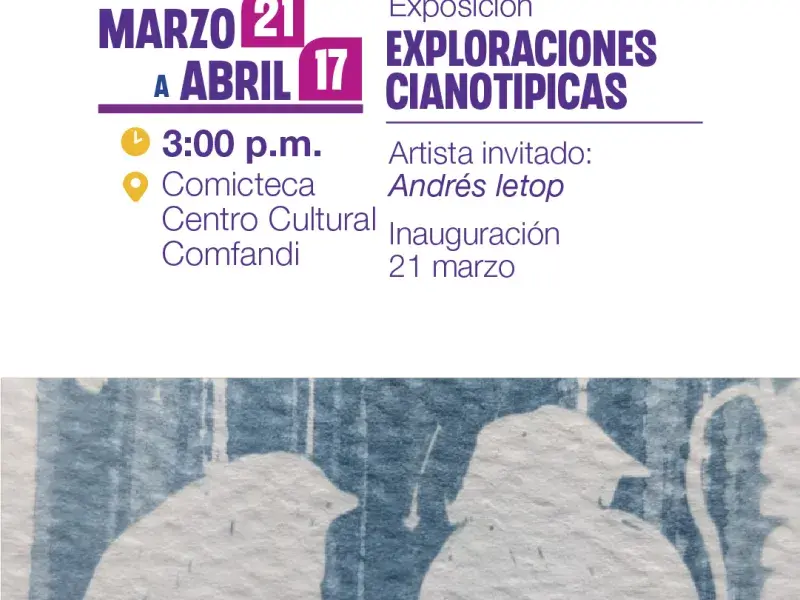 Exposición Exploraciones Cianotipicas